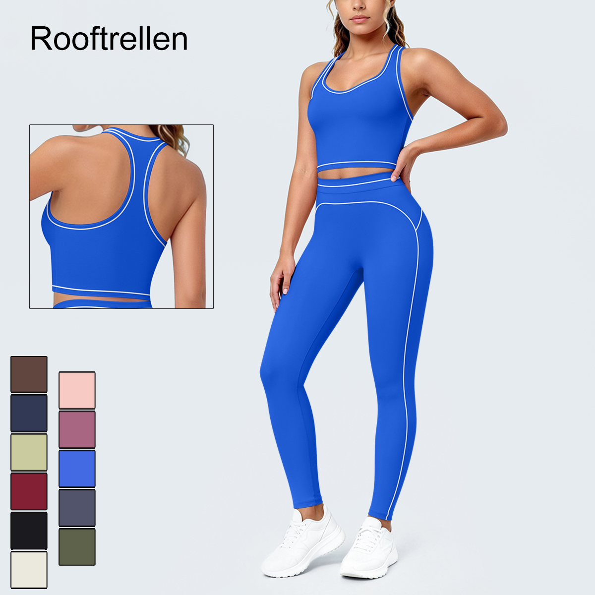 Yoga En Fitness - Woman Summer Gym Sports Yoga Set