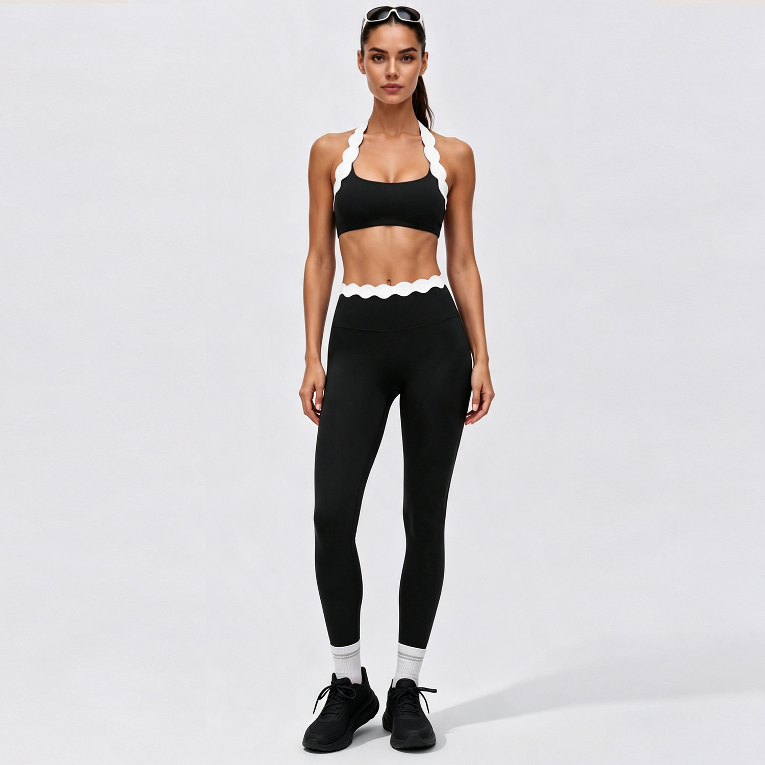 Women 2‑Piece Yoga Outfit Two‑ - đánh giá và giá Yoga Và Fitness