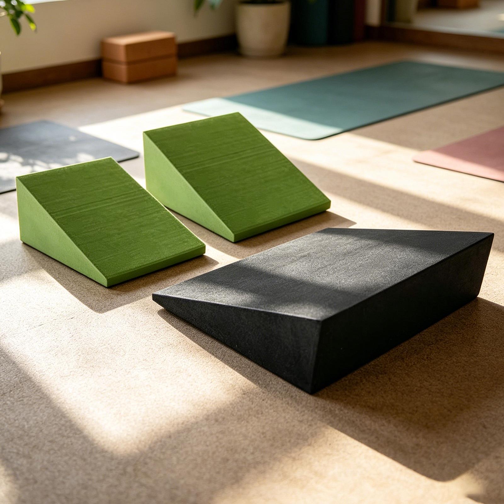 3Pcs Yoga Wedge Blocks EVA Foa - đánh giá và giá Yoga Blocks
