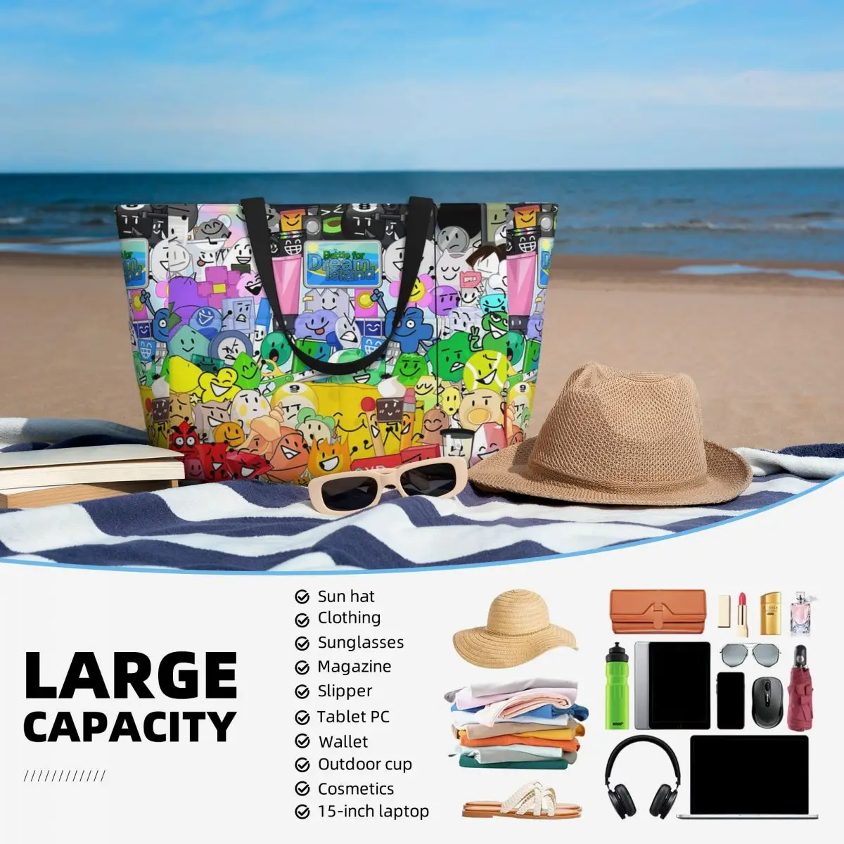 BFDI Group Picture Beach Tote  - đánh giá và giá Yoga Fitness Group