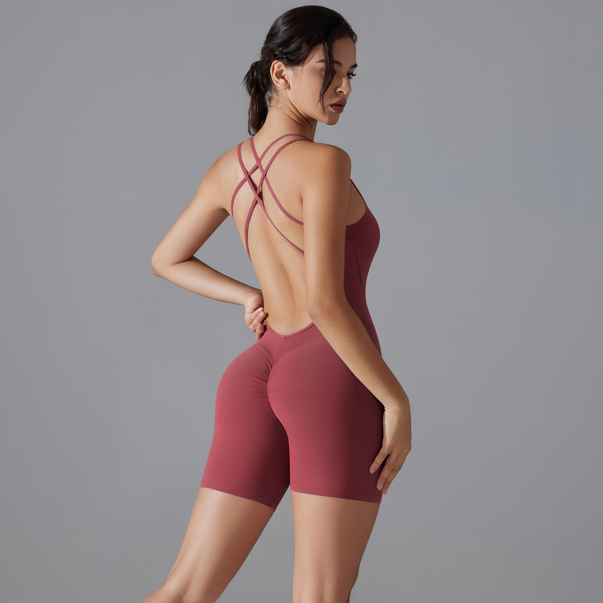 Yoga Set Sexy Backless Sporty  - đánh giá và giá Yoga En Fitness