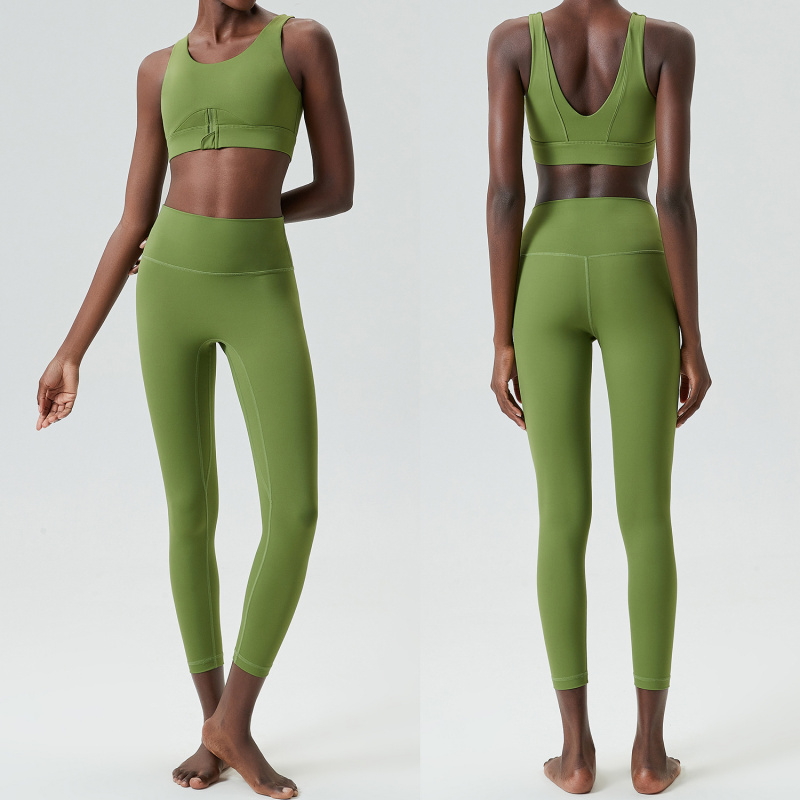 Two Pieces Set Zipper Yoga Spo - đánh giá và giá Yoga Fitness Outfit