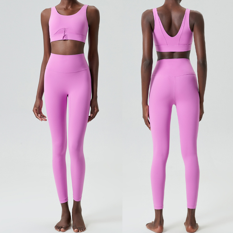 Two Pieces Set Zipper Yoga Spo - đánh giá và giá Yoga Fitness Outfit