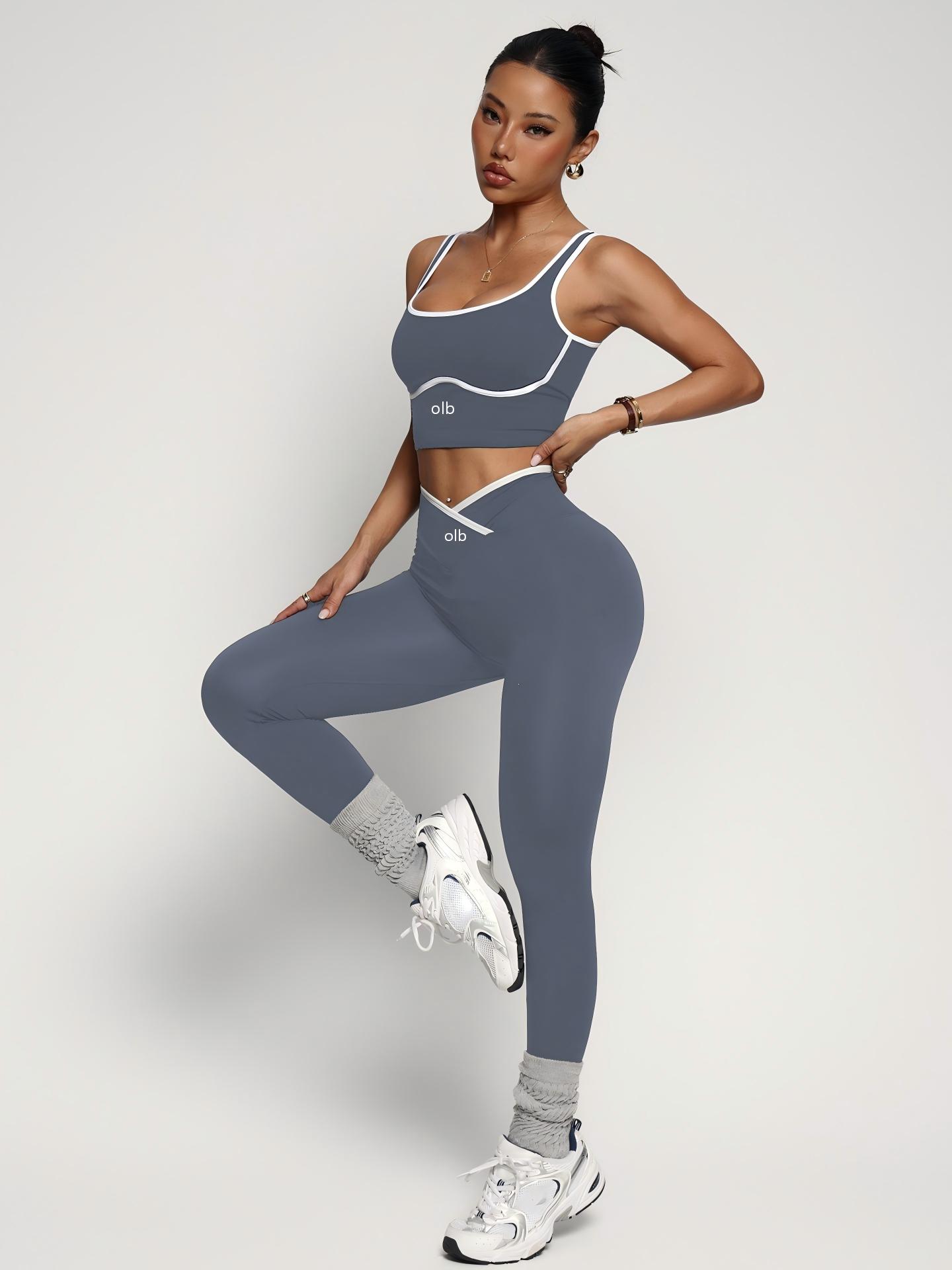 2-piece new sports bra vest pa - đánh giá và giá Yoga Fitness Outfit