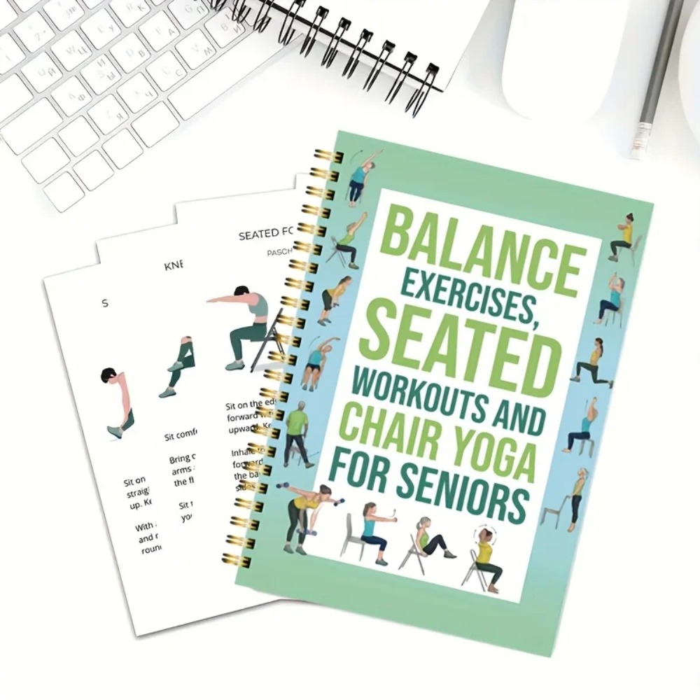 Chair Yoga Exercise Notebook F - đánh giá và giá Yoga Fitness Journal