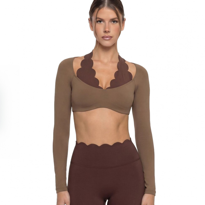 Fake Two-piece Color-blocked Y - đánh giá và giá Yoga Blocks